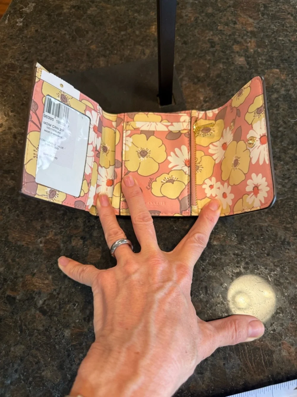 Coach compact wallet